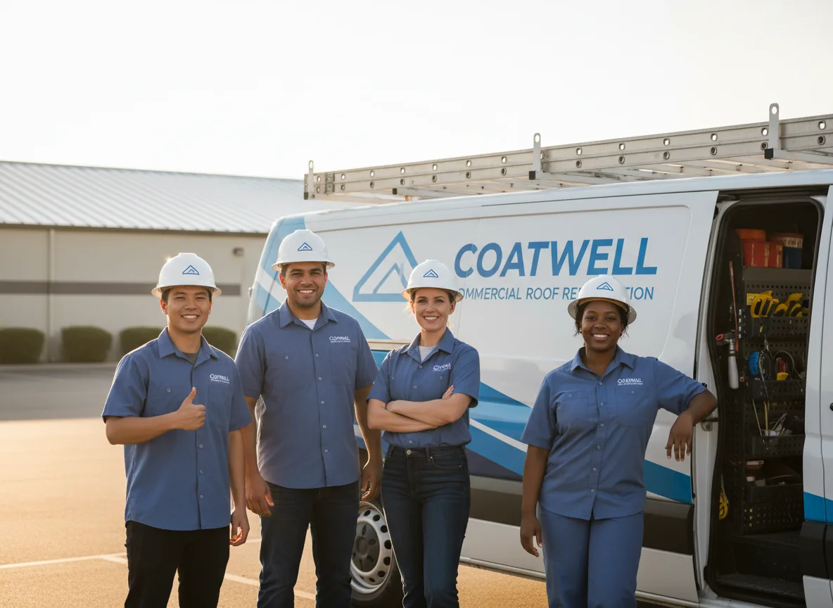 Commercial roof coating company in Isle, MN